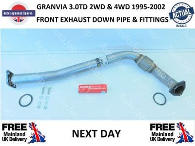 TOYOTA GRANVIA 3.0DT 2WD & 4WD 3 STUD FRONT EXHAUST PIPE