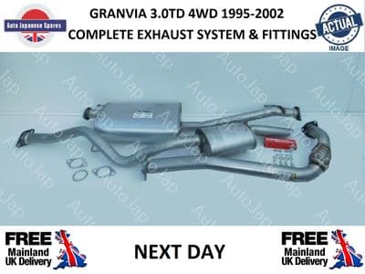 TOYOTA GRANVIA 3.0DT 4WD COMPLETE EXHAUST SYSTEM