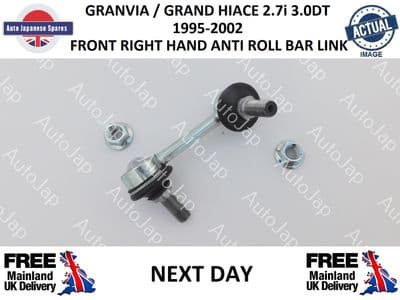 TOYOTA GRANVIA / GRAND HIACE , RIGHT HAND O/S FRONT ANTI ROLL BAR LINK