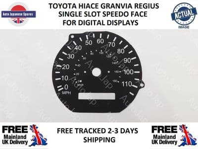TOYOTA HIACE/GRANVIA/REGIUS SPEEDO CONVERTER BLACK DIAL