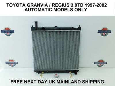 TOYOTA  HIACE REGIUS  / GRANVIA 3.0TD RADIATOR AUTOMATIC
