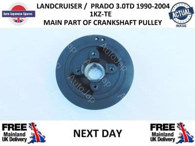 TOYOTA LANDCRUISER / PRADO 3.0TD 1990-2004 MAIN PART OF CRANKSHAFT  PULLEY