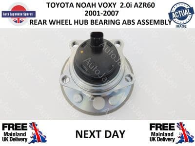 TOYOTA NOAH VOXY 2WD AZR60 REAR WHEEL BEARING / ABS ASSEMBLY 2001-2007