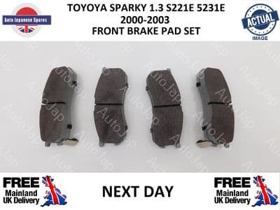 TOYOTA SPARKY FRONT BRAKE PADS