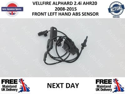 TOYOTA VELLFIRE   2.4i HYBRID 2008-2015 FRONT LEFT HAND ABS SENSOR