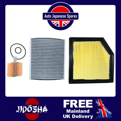 Toyota Vellfire Alphard 2.5 3.5 2015 Onwards Oil Air Pollen Filter