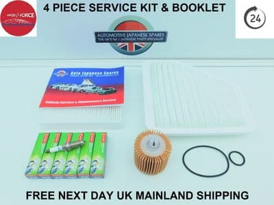TOYOTA VELLFIRE / ALPHARD  3.5i 4 PIECE SERVICE KIT WITH SERVICE RECORD BOOKLET