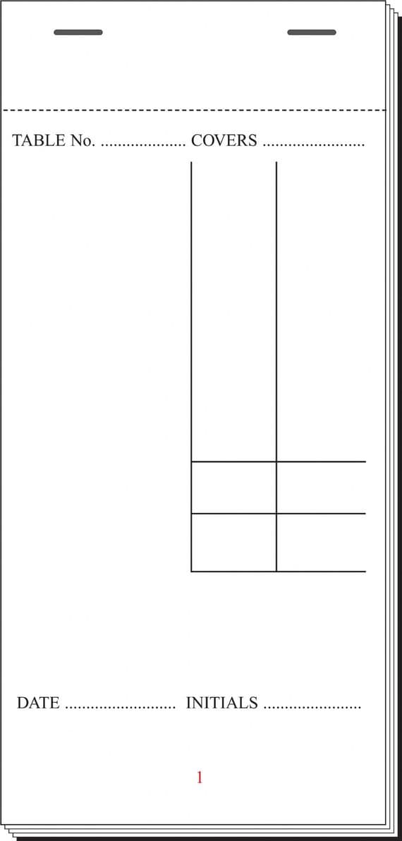 Duplicate Carbon Fitted Restaurant Pad 95 x 203mm Pad40 / EF40