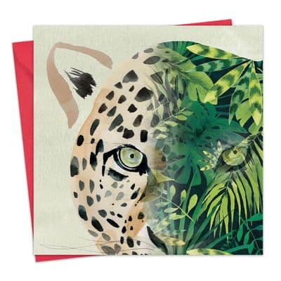 BN7 - Leopard Blank Greeting Card