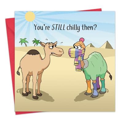 CAN118 - Still Chilly Funny Card