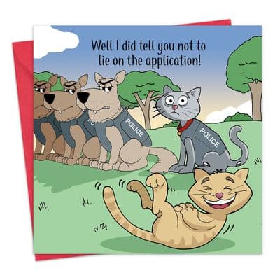 CAN120 - Don't Lie Funny Animal Card