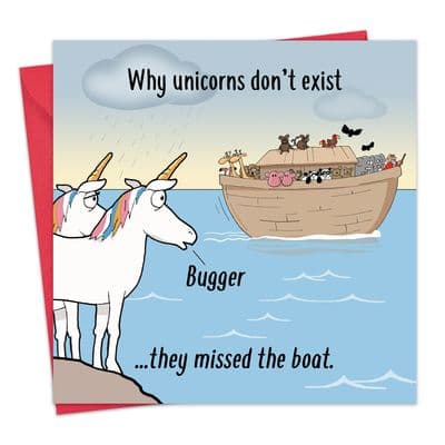 CAN124 - Why Unicorns Don't Exist Humour Card