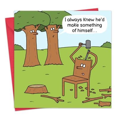 CAN153 - Make Something of Himself Funny Card