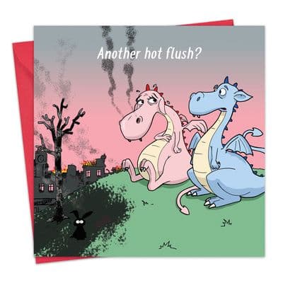 CAN166 - Funny Card - Hot Flush Dragon