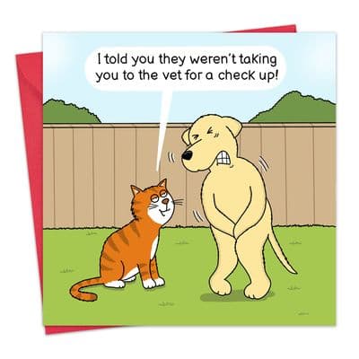 CAN169 - Funny Card - Not Just a Check Up