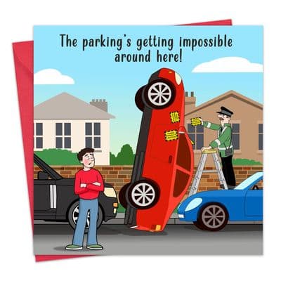 CAN191 - Funny Card - Impossible Parking