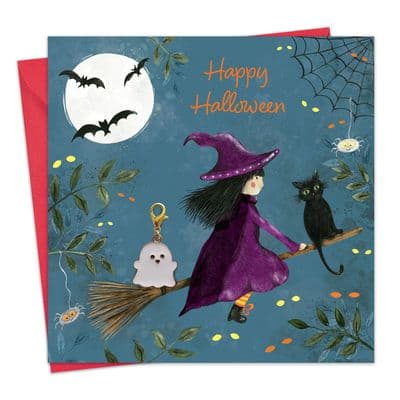 CL12 - Spooky Halloween Card & Gift with Detachable Ghost Charm