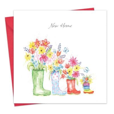 CR16 - New Home Card Wellies