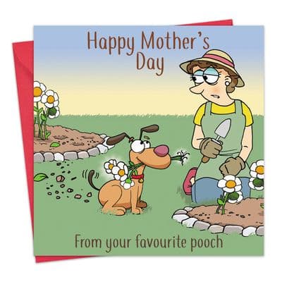CS19 - Funny Mothers Day Card From The Dog