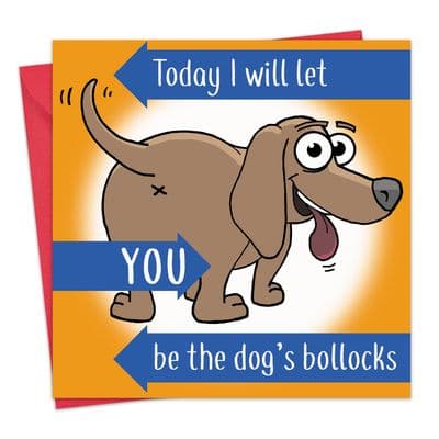 CS26 - Funny Fathers Day Card From The Dog