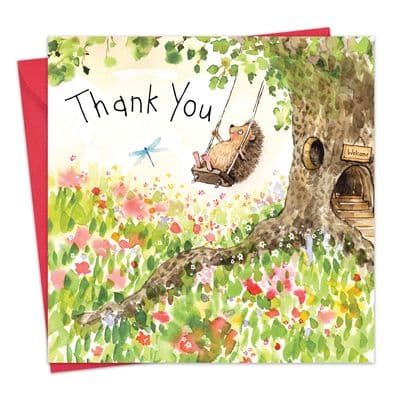 FIZ103 - Thank You card Cute Hedgehog