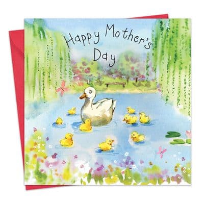 FIZ34 - Happy Mother's Day Card Ducklings