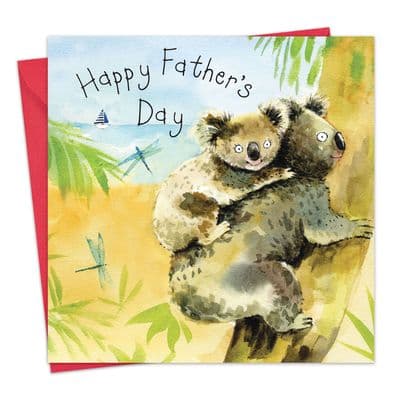 FIZ37 - Card For Father's Day Koalas
