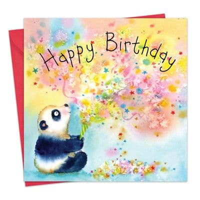 FIZ42 - Panda Happy Birthday Card