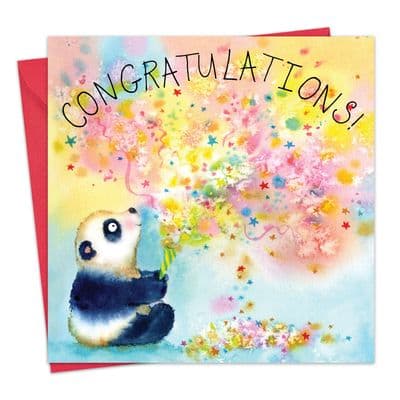 FIZ48 - Panda Congratulations Card
