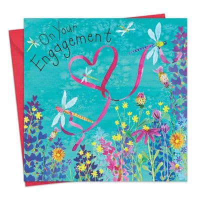 FIZ76 - Dragonfly Engagement Card