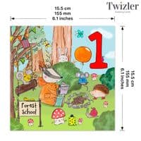 Childrens Birthday Cards. Cute Cards. Age Cards. Happy Birthday Cards. Twizler.