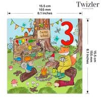 Childrens Birthday Cards. Cute Cards. Age Cards. Happy Birthday Cards. Twizler.
