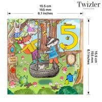 Childrens Birthday Cards. Cute Cards. Age Cards. Happy Birthday Cards. Twizler.