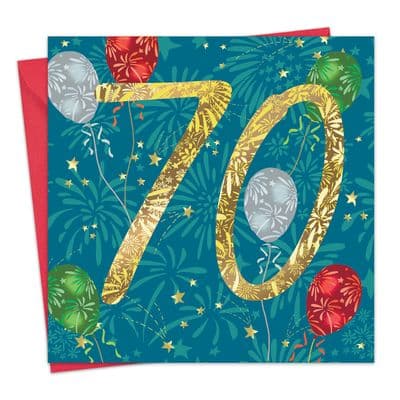 HOO16 - 70th Birthday Card