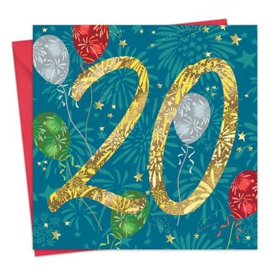 HOO5 - 20th Birthday Card