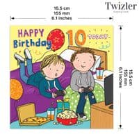 Childrens Birthday Cards. Tween Cards. Age Cards. Happy Birthday Cards. Girls Cards. Boys Cards. Twizler.