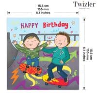 Childrens Birthday Cards. Tween Cards. Age Cards. Happy Birthday Cards. Girls Cards. Boys Cards. Twizler.