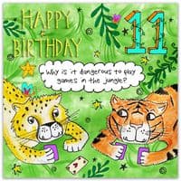 Age 11 Birthday Card Eleventh Birthday Card Childrens 11th Birthday Card Kids Age 11 Card Age 11 Card for Boy Age 11 Card for Girl Childrens Funny Eleventh Birthday Card Childrens 11th Birthday Card with joke