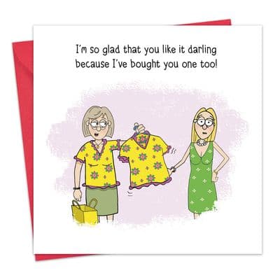 MTC12 - Funny Card For Her Matching Outfits