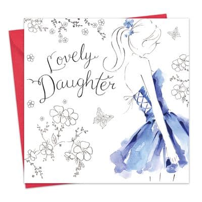 NES25 - Lovely Daughter Birthday Card