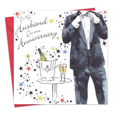 NES41 - Husband Anniversary Card
