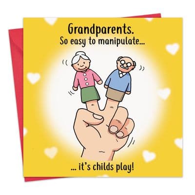 OCC29 - It's Childs Play Funny New Grandchild Card