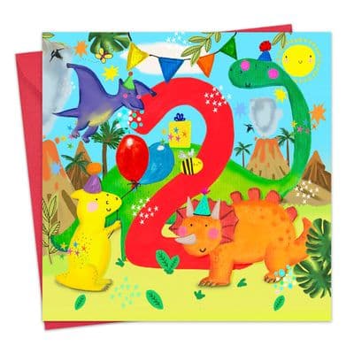 PB2 - Age 2 Boys Birthday - Dinosaur