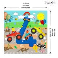 Childrens Birthday Cards. Cute Cards. Age Cards. Happy Birthday Cards. Twizler.