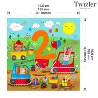 Childrens Birthday Cards. Cute Cards. Age Cards. Happy Birthday Cards. Twizler.