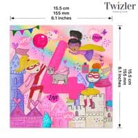 Childrens Birthday Cards. Cute Cards. Age Cards. Happy Birthday Cards. Twizler.