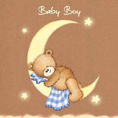 POP13 - Baby Boy, New baby Card