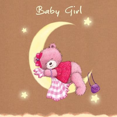 POP14 - Baby Girl, New baby Card