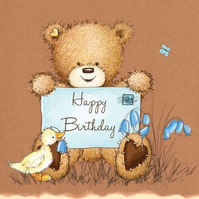 POP7 - Birthday Bear With Message