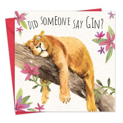 SH005 - Did Someone Say Gin Humour Card